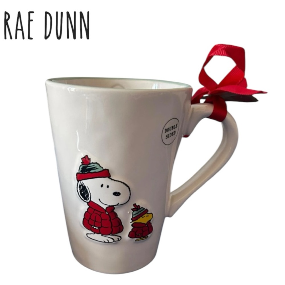 NWT Peanuts Snoopy Holiday Mug- Rae Dunn